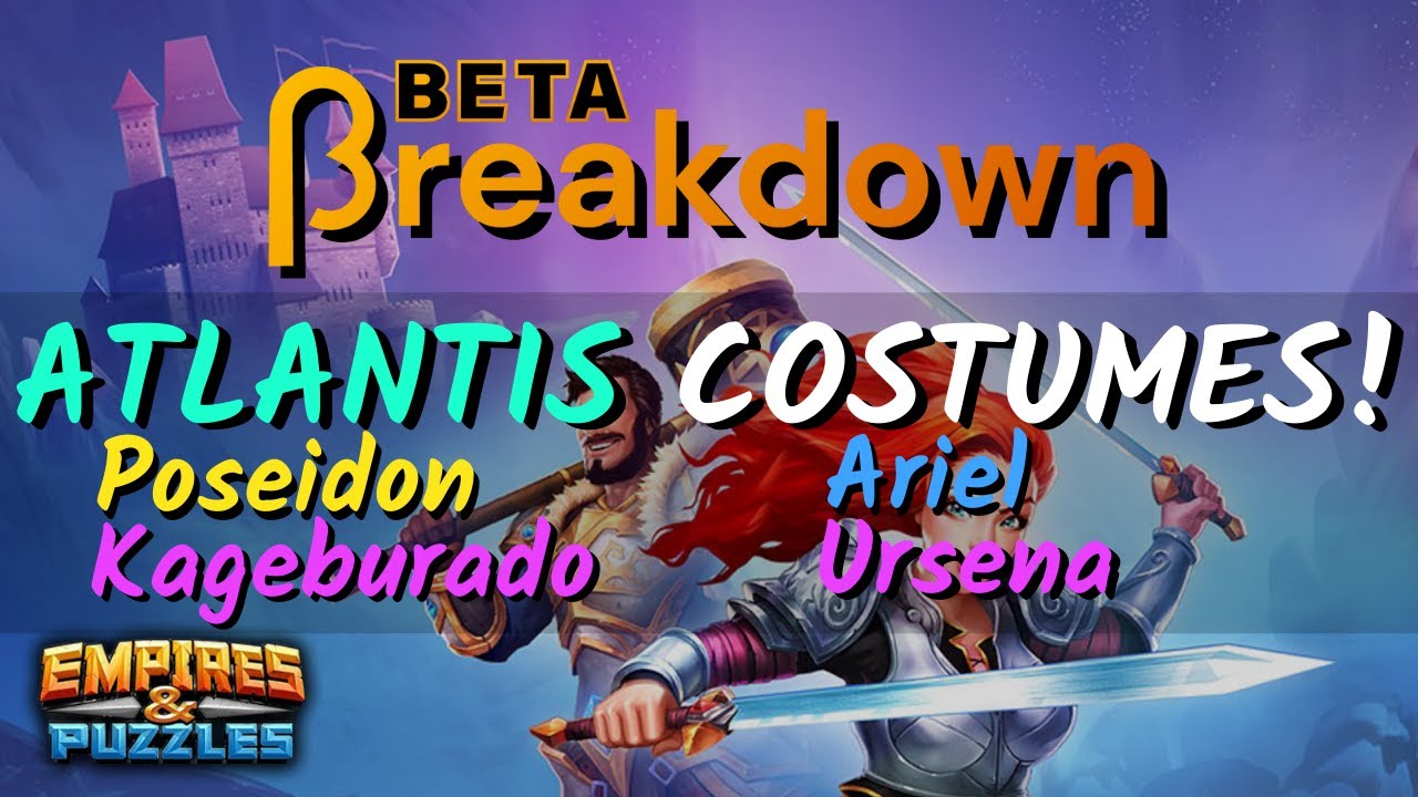NEW Atlantis 5* Costumes! Costumes for EVERYONE!!! Empires and