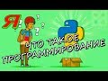 ЧТО ТАКОЕ ПРОГРАММИРОВАНИЕ язык питон пайтон python для детей начинающих чайников с нуля зачем учить