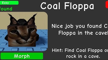How To Get The “Coal Floppa” | Find The Floppa Morphs #roblox #floppa