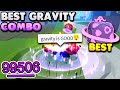 I used the best gravity combo to bounty hunt with in blox fruits