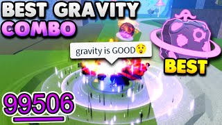 I Used The BEST GRAVITY Combo To BOUNTY HUNT With In Blox Fruits...