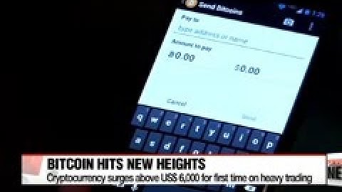 Bitcoin surges above US$ 6,000 for first time on heavy trading volume