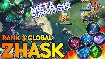 NEW Meta Zhask S19 | Best Build Zhask 2021 | Top Global Zhask ~ MLBB