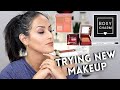 TRYING NEW MAKEUP | FEATURING BOXYCHARM, BENEFIT COSMETICS & BASE BLUE