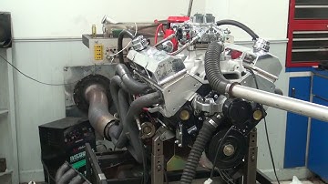 SBC 516HP 383 STROKER ENGINE DYNO RUN FOR BRITT ROBINSON BY WHITE PERFORMANCE AND MACHINE