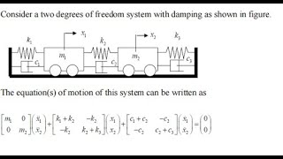 Solving Two degree of Freedom System with MatlabOde45