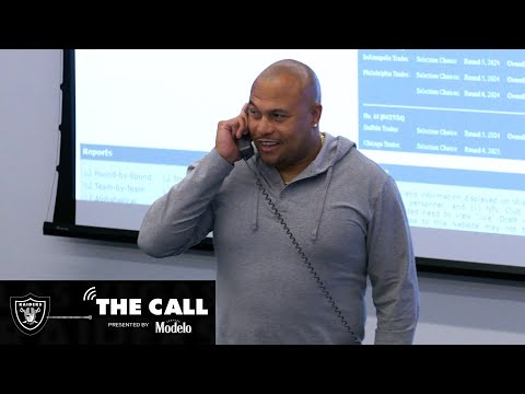 The Call: Dylan Laube Finds Out He’s a Las Vegas Raider | Raiders | NFL
