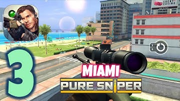 Pure Sniper - Gameplay Walkthrough Part #3 - Z2 Miami (iOS, Android)