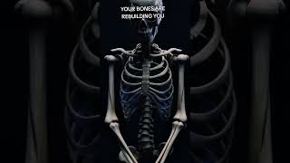 YOUR BONES ARE REBUILDING YOU.#skeletalsystem #bones #skull #spine #bodyfacts #learnanatomy #science