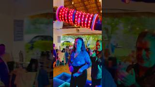 Limbo Led en el Túnel Mágico 🎉✨❤️ #show #divertido #baile #limbo #juegos #colors