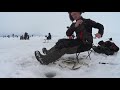 Ловля корюшки на RX-5 с гирляндой из блесен. Сахалин, Охотск, Тренога - 22 февраля 2020 г.