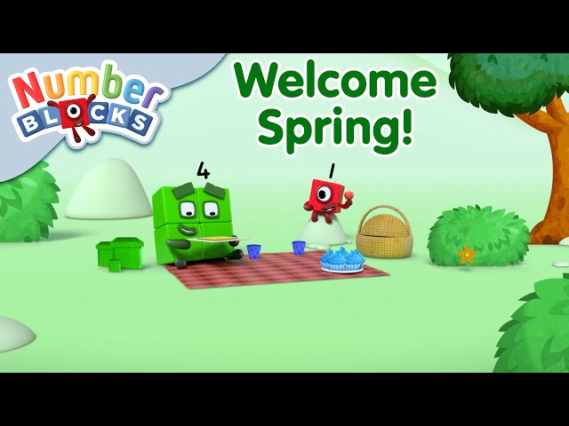 Numberblocks Spring Time Spring Learn To Count Videos For Kids