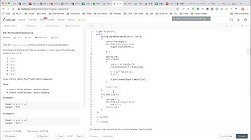 【每日一题】60. Permutation Sequence, 1/25/2020