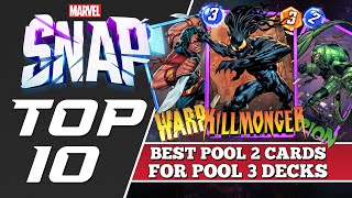 Marvel Snap's TOP 10 POOL 2 CARDS for POOL 3 DECKS