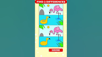 Spot the difference & train your brain!  #1081 #spotthedifference #findthedifference #脳トレ #間違い探し