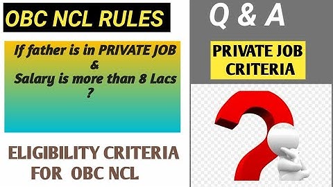 OBC NCL LATEST UPDATES  | OBC NON CREAMY LAYER RULES | OBC NCL RULES FOR PRIVATE JOBS #NEET2022
