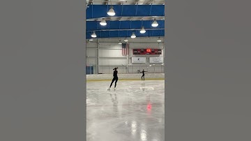 triple sal + double axel from my freeskate!! #iceskater #skating #iceskate #ice #iceskating