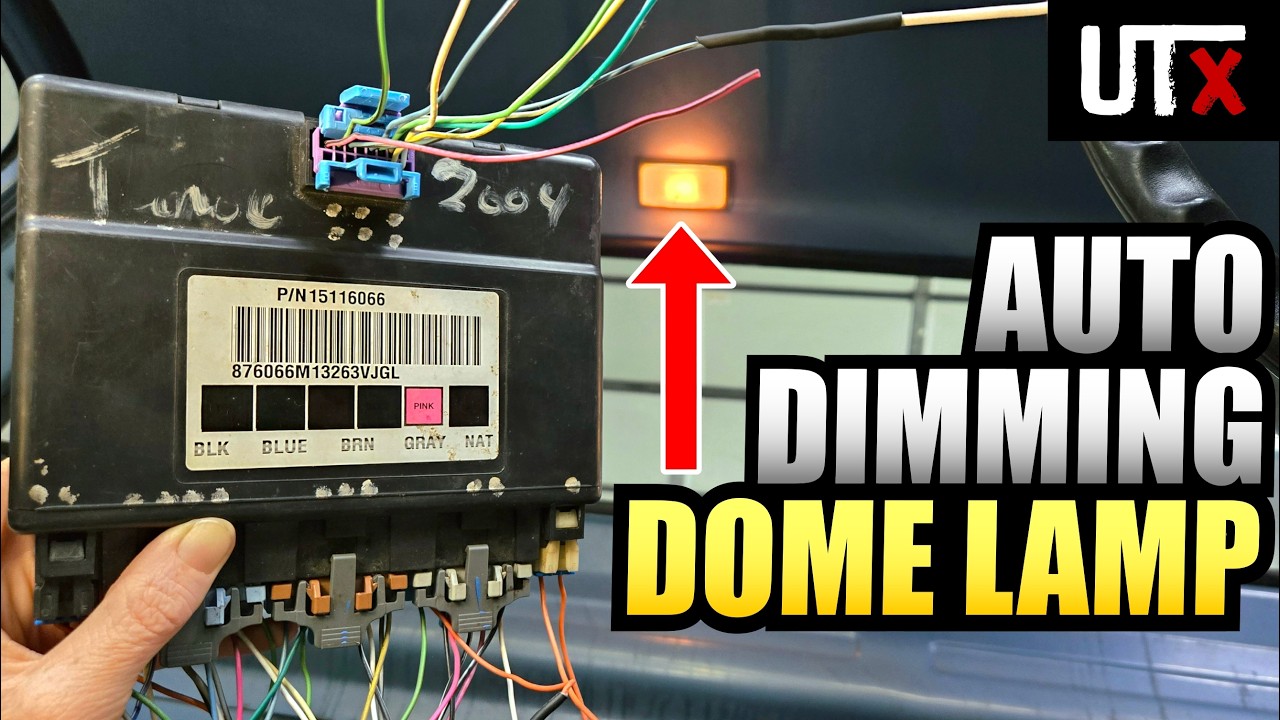DIM IT! - Wiring AUTO DIMMING Dome Lamp Using LS Swap BCM - UTX