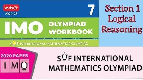 SOF International Mathematics Olympiad Paper 2020  Section 1 Logical Reasoning