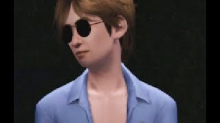 Mark Hollis in the Sims world Give It Up