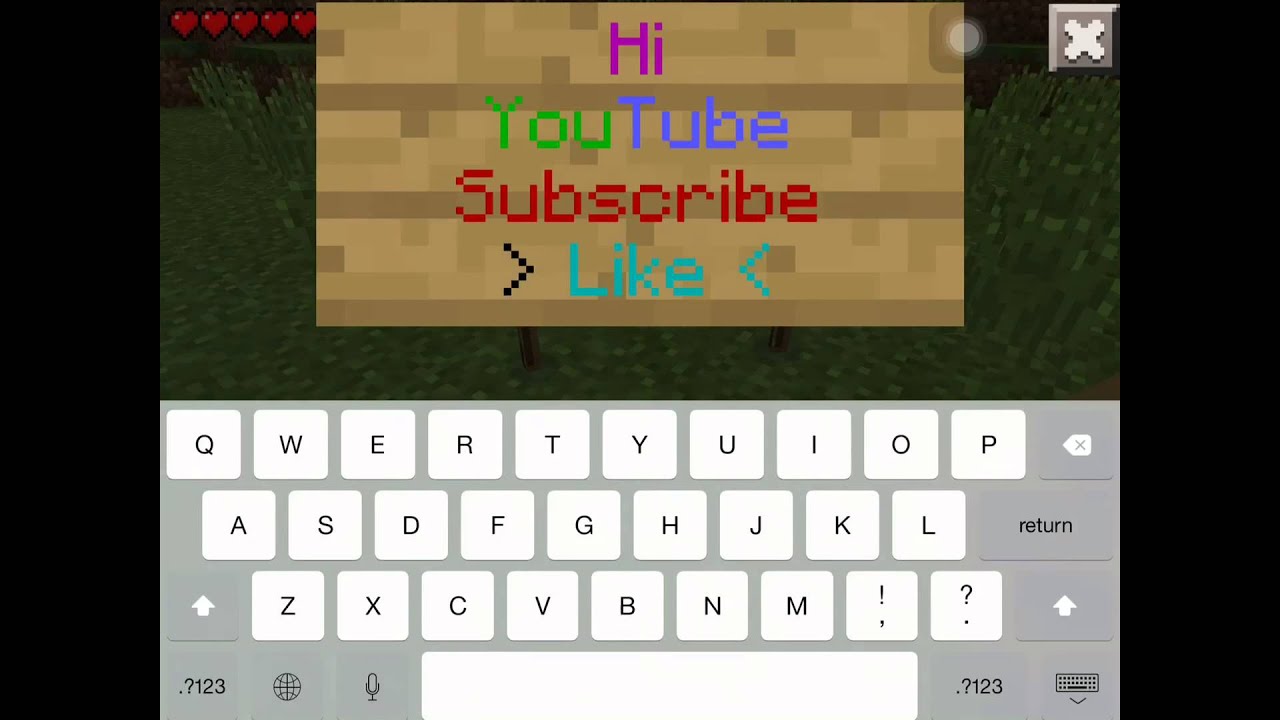 Minecraft pe coloured text no mods voice tut - YouTube
