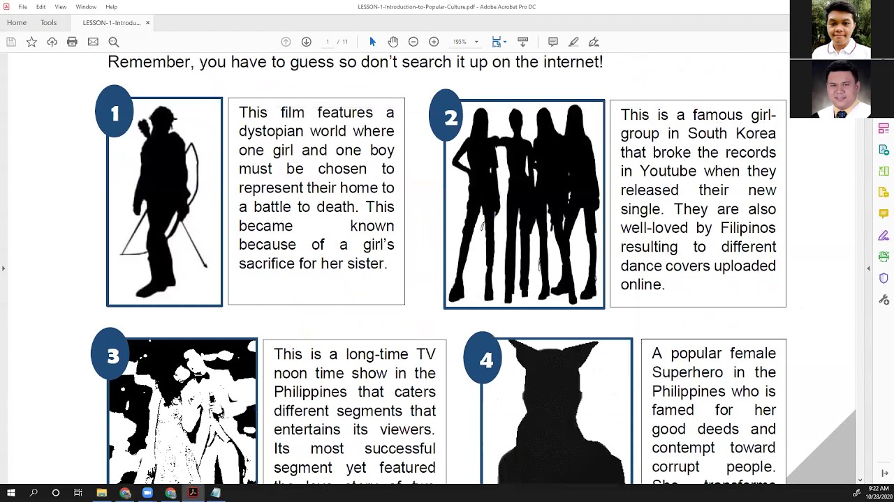 Lesson 2 Introduction to Popular Culture Part 1