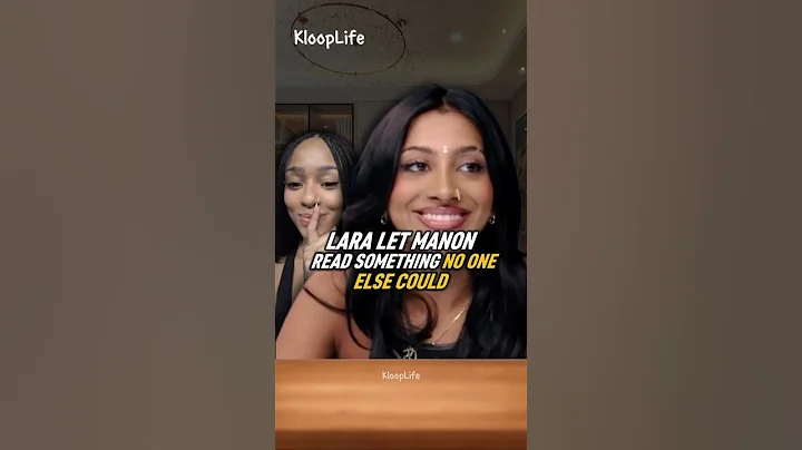 Lara let Manon read something no one else could. #kpop #shorts #katseye