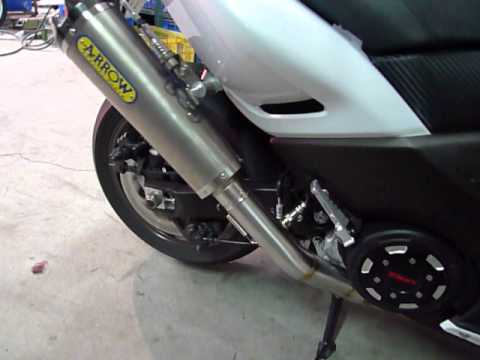 重機tmax 500 前管 雷力排氣管thunder Muffler Youtube