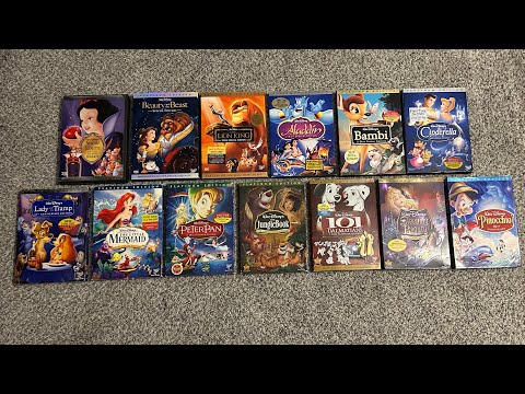 My Disney Platinum Edition VHS DVD And Blu Ray Collection August 2025 Edition