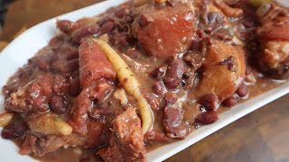 How To Make Jamaican Stewed Peas Step By Step | The Most Delicious Stew Peas Recipe