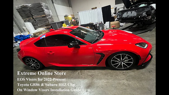 EOS Visors For 22-Up Toyota GR86 Subaru BRZ Clip-On Side Window Guards Installation Guide
