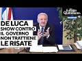 De luca show vs governo il sud decolla s in mongolfiera appeso alle tante palle che raccontano