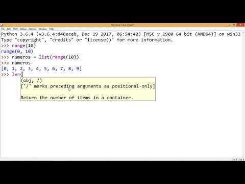 TUTORIAL DE PYTHON  18 - A FUNÇÃO RANGE