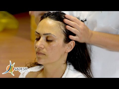 Massaggio rilassante alla testa