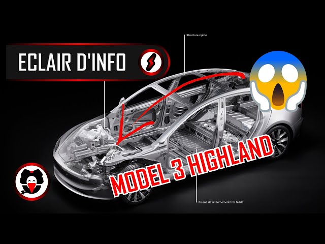 Une version plus survoltée de la Tesla Model 3 Highland serait en  préparation