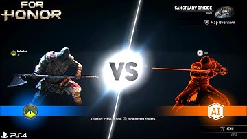 For Honor Open Beta | 1v1 Duel | Player Vs. AI (Sanctuary)