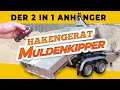 2 in 1 Anhänger- Hakengerät und Abroll-Muldenkipper von Koch Anhänger