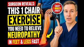 Surgeon Reveals: THIS 1 CHAIR Exercise YOU Need to Relieve Neuropathy in Feet &amp; Legs FAST