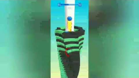 Stack Ball Level 51 | Blast Through Platforms | A4 Tech Live