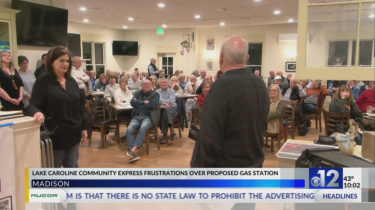 Lake Caroline residents voice frustrations with proposed gas station