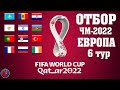 Футбол ОТБОР НА ЧЕМПИОНАТ МИРА-2022 В ЕВРОПЕ 6 ТУР Результаты Расписание РОССИЯ ЧУТЬ НЕ ПРИВЕЗЛИ ГОЛ