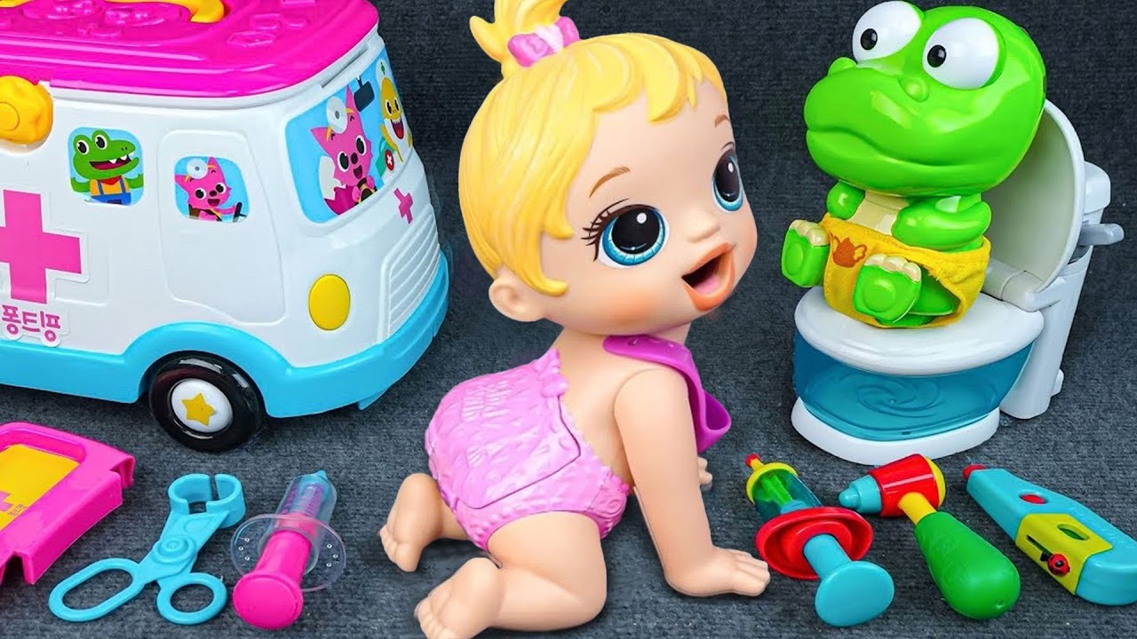 23 Minutes Satisfying Unboxing Pinkfong Doctor Toys, Ambulance Playset ASMR | Kawaii Unboxing