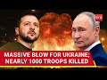 Russia slays nearly 1000 ukrainian troops in donetsk crushes all counterattacks  watch