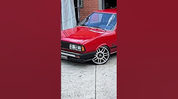 VW PASSAT POINTER 1984 VERMELHO + RODAS SNOWFLAKES ARO 17