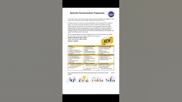 Business Communication Program