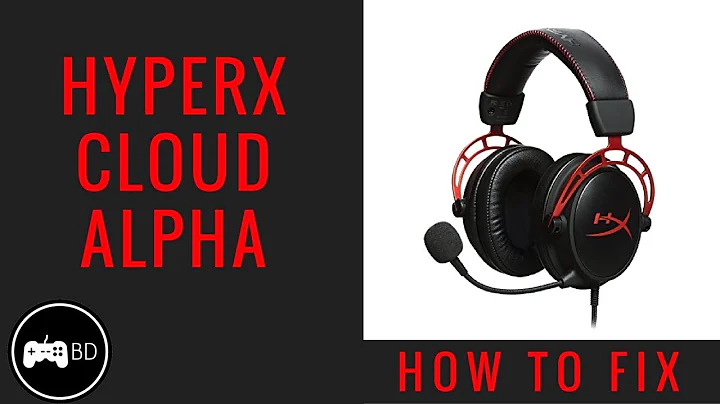 How to Fix HyperX Cloud Alpha Microphone/Sound