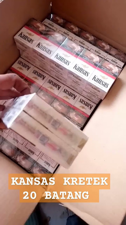 Kansas kretek 20 batang #shorts #rokok #cigarette #kansas