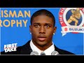 Does Reggie Bush deserve his Heisman Trophy back after disassociation ends with USC? | First Take