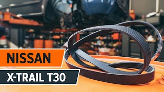 Cum schimb Curea transmisie cu caneluri NISSAN X-TRAIL (T30) - tutoriale video