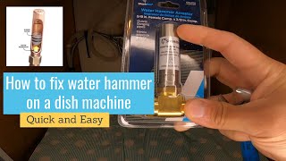 How to Fix Water Hammer | Quick and Easy for $15
